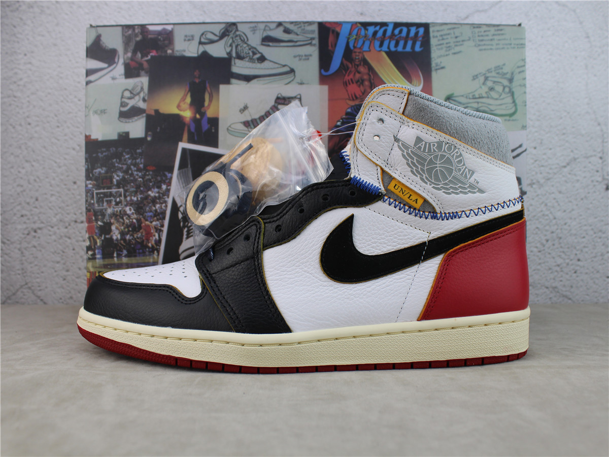 LJR Batch Union LA x Air Jordan 1 Retro High NRG 'Black Toe' BV1300-106